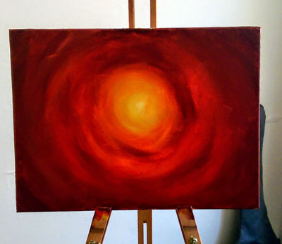 The Red Tunnel Dream Painting